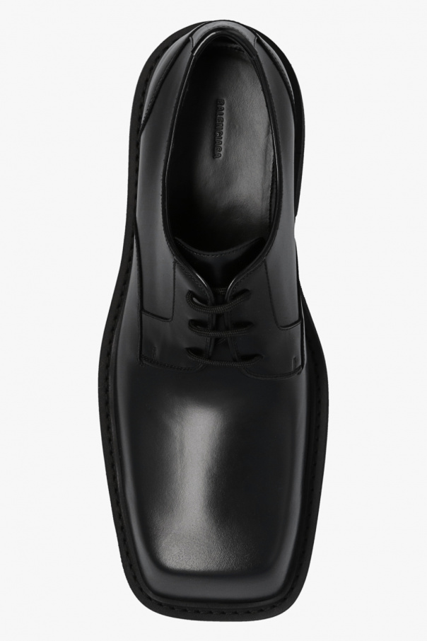IetpShops GB - Black 'Inspector' Derby shoes Balenciaga - This ...